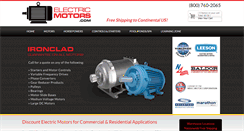 Desktop Screenshot of electricmotors.com